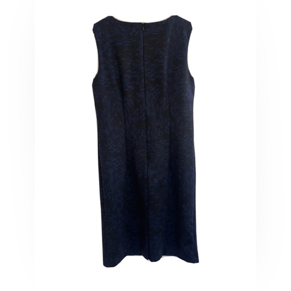 Mario Serrani Small Pull-on Dress Black/Blue Print - Picture 3 of 9